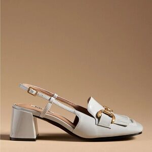 NWT Anthropologie Bibi Lou Dennis  Heels - Slingback size 41 10.5-11